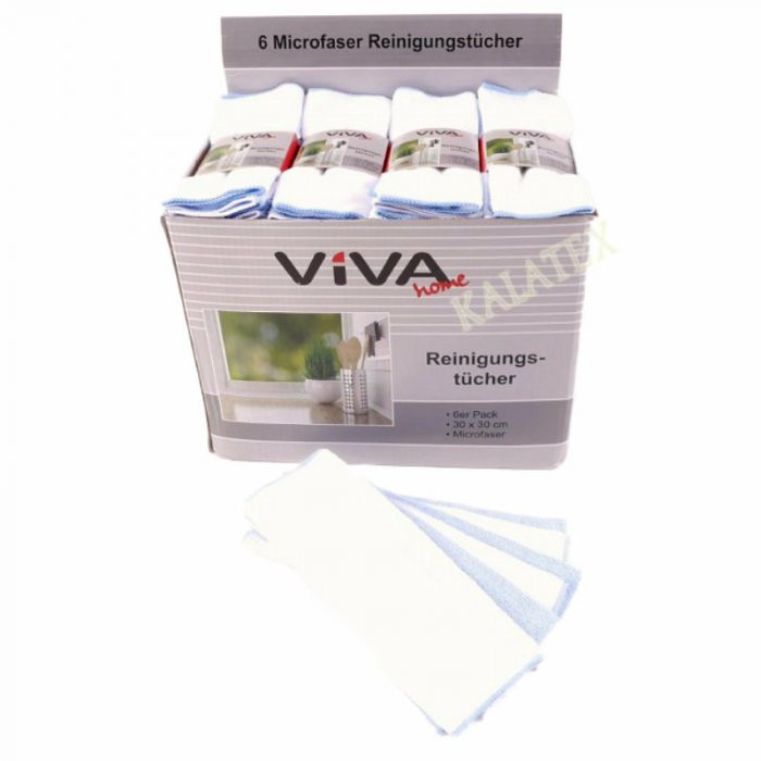 mikrofasertuecher-6er-pack Mikrofasertücher 1 x 6er Pack VIVA HOME – Bild 1