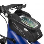Fahrrad Handy Tasche M-WAVE Rotterdam Top XL SC Oberrohrtasche wasserabweisend, Blendschutz, Sichtfenster