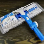 Teleskop-Fensterreiniger mit Abzieher